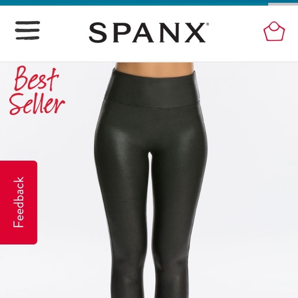 SPANX Pants - SPANX faux leather leggings